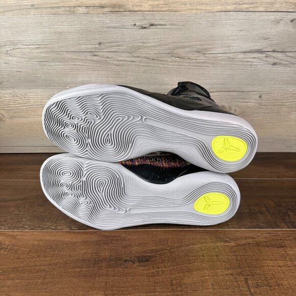 Nike Kobe 9 Elite Protro Masterpiece Mens Size 12 Black Silver Volt FZ7335 001 - Picture 8 of 9